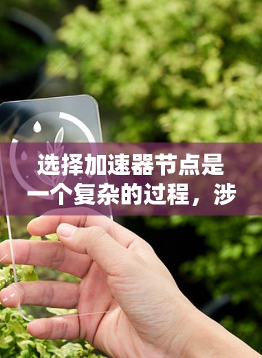 选择加速器节点是一个复杂的过程，涉及多个因素和策略。以下是对这一过程的系统化总结和建议