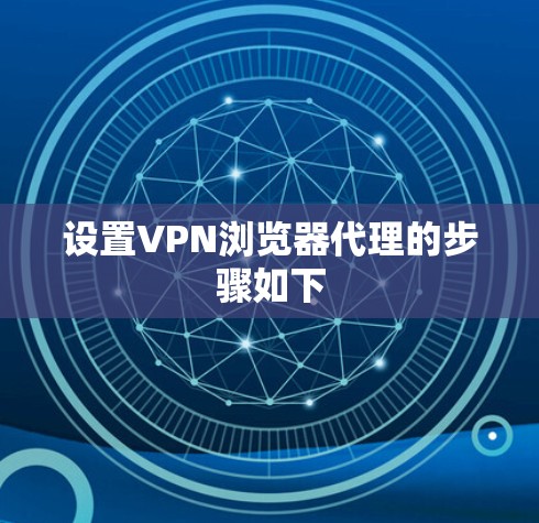 设置VPN浏览器代理的步骤如下