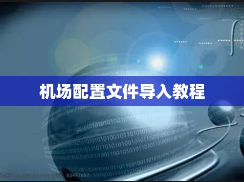 机场配置文件导入教程