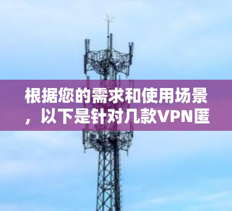 根据您的需求和使用场景，以下是针对几款VPN匿名访问工具的详细比较分析和建议