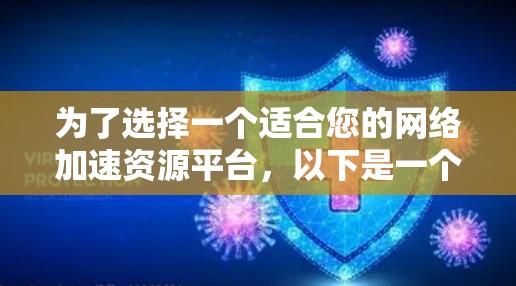 为了选择一个适合您的网络加速资源平台，以下是一个详细的比较和建议