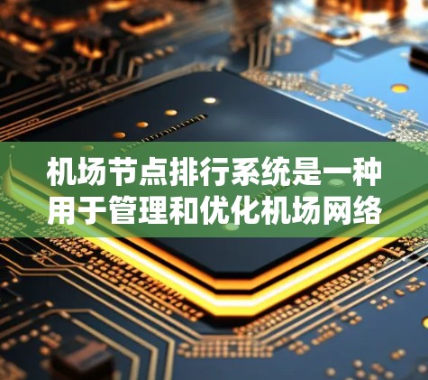 机场节点排行系统是一种用于管理和优化机场网络节点的系统，旨在通过科学的排名和排序方法，提高机场网络的性能和效率。以下是关于机场节点排行系统的一些关键点和解释