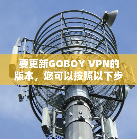 要更新GOBOY VPN的版本，您可以按照以下步骤操作