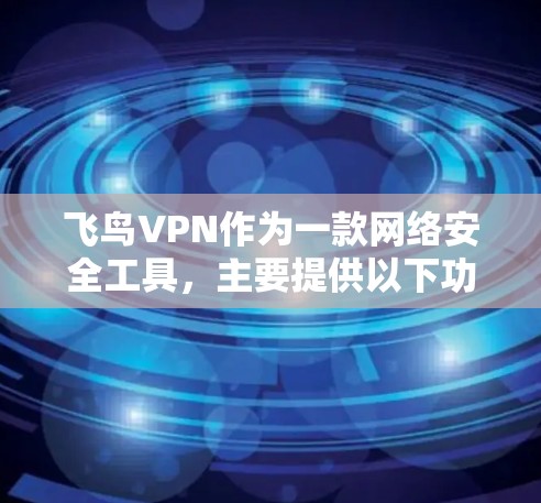 飞鸟VPN作为一款网络安全工具，主要提供以下功能分析