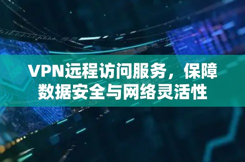VPN远程访问服务，保障数据安全与网络灵活性