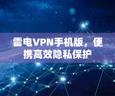 雷电VPN手机版，便携高效隐私保护