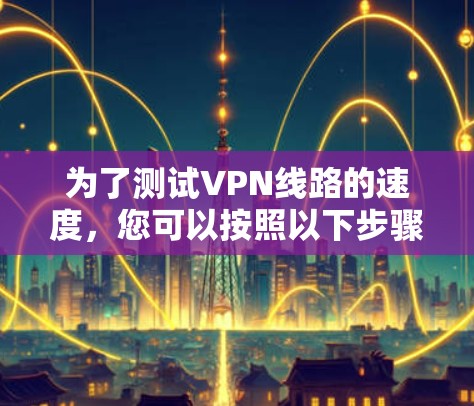 为了测试VPN线路的速度，您可以按照以下步骤进行